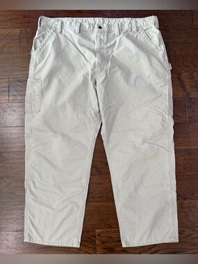 Carhartt Pants Mens 48x31(see Desc) B151 Tan Loose Original Fit Workwear Utility